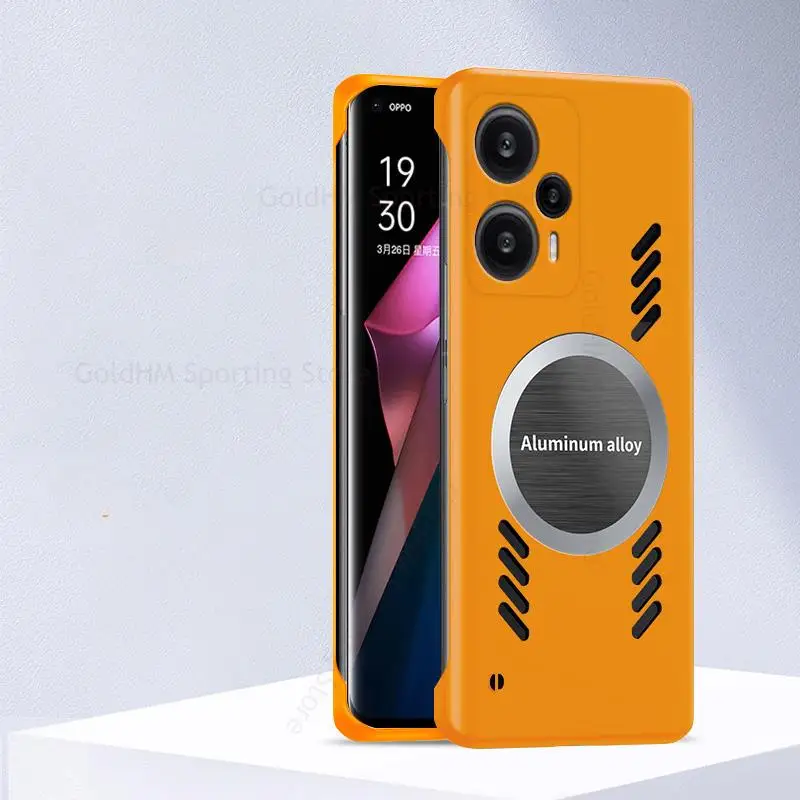 For Magsafe Magsafing Frameless Case For Xiaomi Poco F5 Pro Capa Cooling Heat Dissipation Cover For POCO F5 Pro Borderless Funda
For Magsafe Magsafing Frameless Case For Xiaomi Poco F5 Pro Capa Cooling Heat Dissipation Cover For POCO F5 Pro Borderless Funda