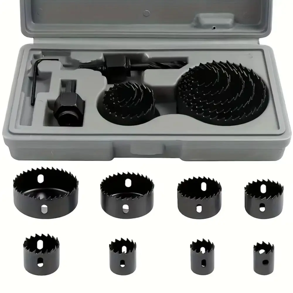 19-127 mm Size Hole Opener Bit Round Case Woodworking Circular Drill Bits Precision Drilling Cutting Set Kit PVC Plastic
19-127 mm Size Hole Opener Bit Round Case Woodworking Circular Drill Bits Precision Drilling Cutting Set Kit PVC Plastic