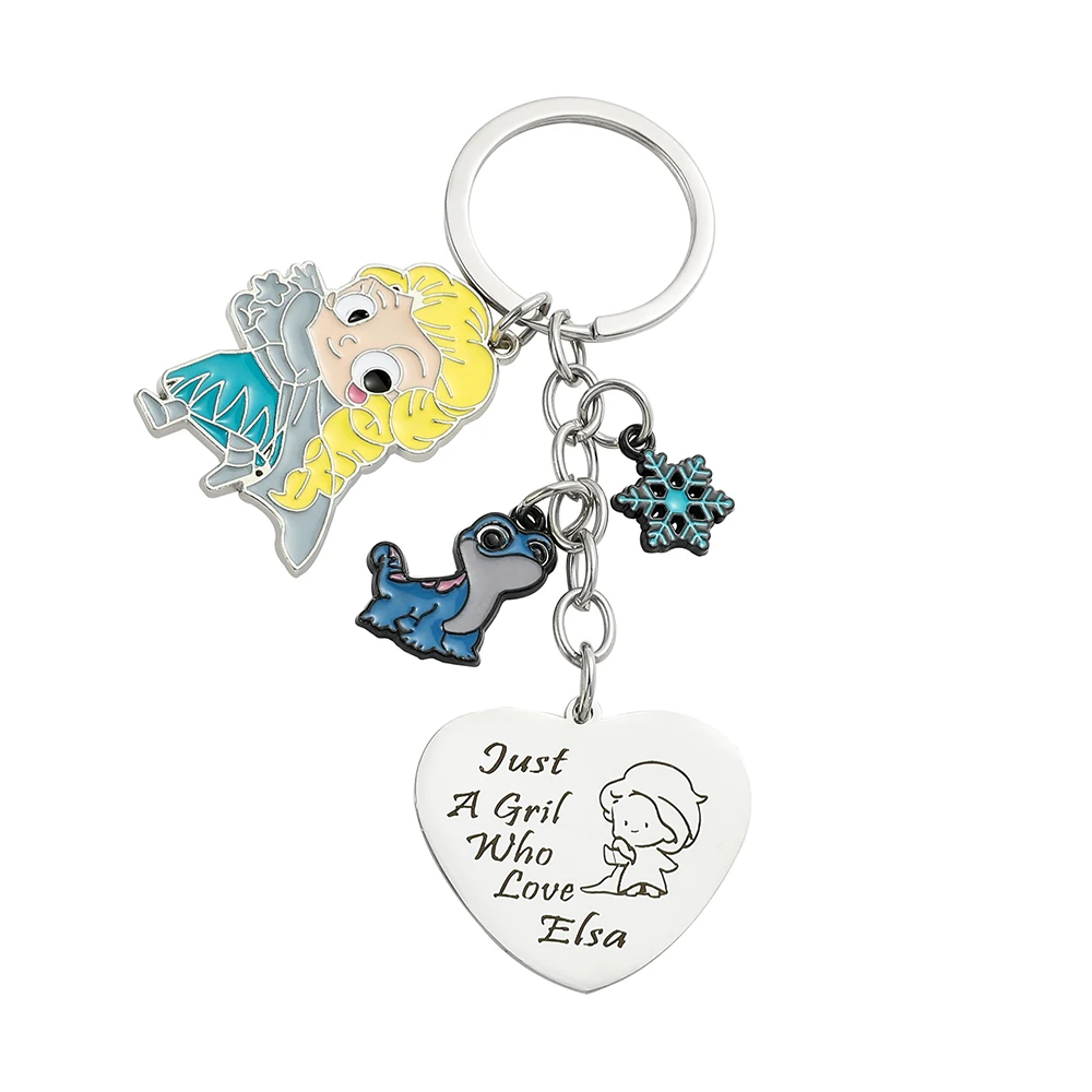 Movie Frozen Heart-Shaped Keychain Charm Elsa Princess Pendant Cute Backpack Accessory Exquisite Gift for Girls
Movie Frozen Heart-Shaped Keychain Charm Elsa Princess Pendant Cute Backpack Accessory Exquisite Gift for Girls