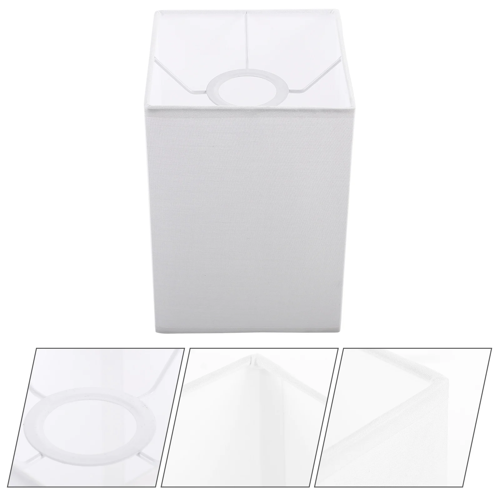 Square Table Lampshade 40x40cm White TC Iron Frame Bedroom Living Room Decor Replacement Cloth Lamp Cover Lighting Fixtures
Square Table Lampshade 40x40cm White TC Iron Frame Bedroom Living Room Decor Replacement Cloth Lamp Cover Lighting Fixtures