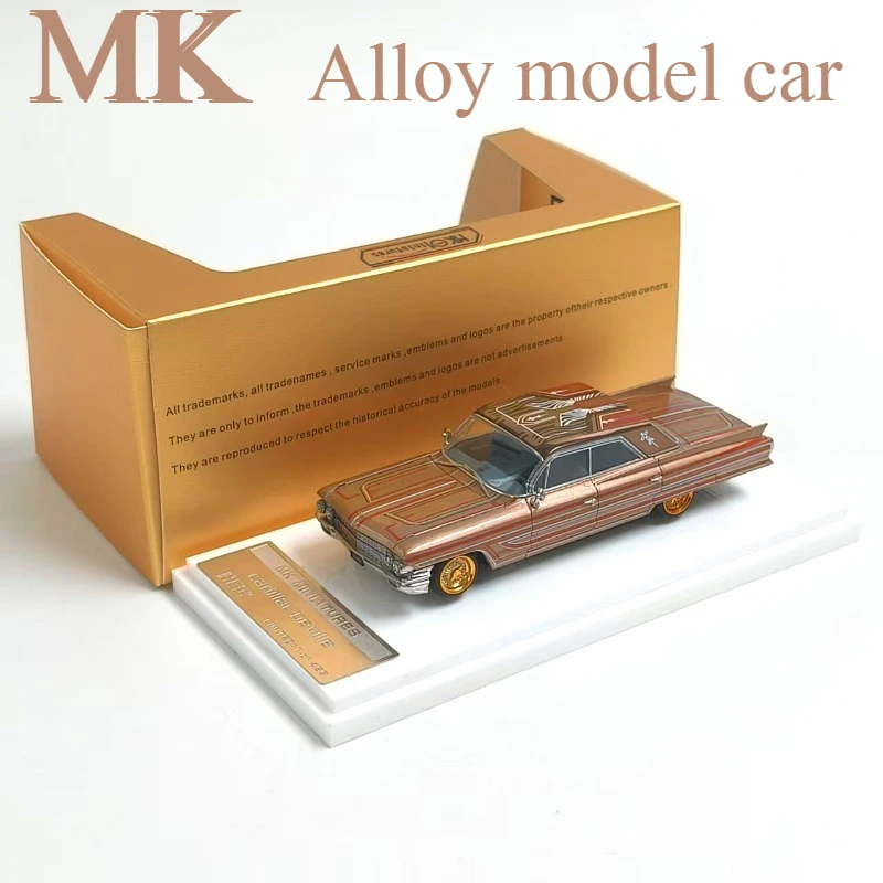 MK Miniatures Hangzhou Exhibition 1:64 Alloy Cadillac DeVille Brown Floral Car Model Toy Collection Display Item Boys' Gift
MK Miniatures Hangzhou Exhibition 1:64 Alloy Cadillac DeVille Brown Floral Car Model Toy Collection Display Item Boys' Gift