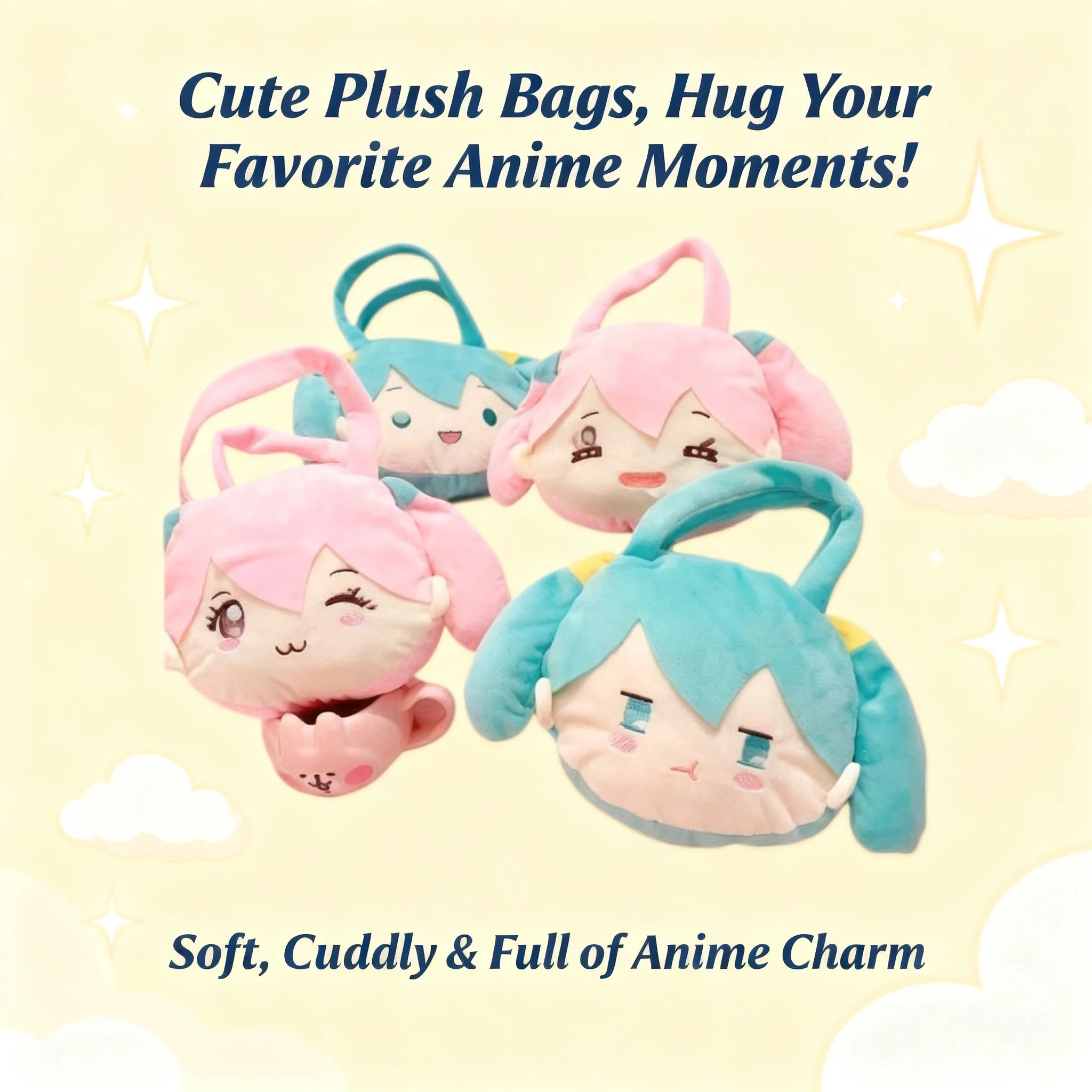 Miku Hatsune Plush Toy Handbag Crossbody Bag Doll Stuffed Animal Claw Machine Toy Anime Character Cute Kawaii Cosplay Gift for
Miku Hatsune Plush Toy Handbag Crossbody Bag Doll Stuffed Animal Claw Machine Toy Anime Character Cute Kawaii Cosplay Gift for