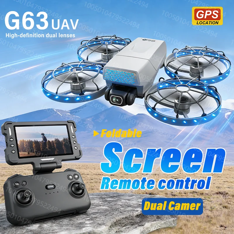 Новый G63 RC Дрон 8K 5G 2.4G GPS Профессиональный HD Аэрофотосъемка Пульт дистанционного управления Самолет HD Двойные камеры Квадрокоптер Игрушки Подарки
Новый G63 RC Дрон 8K 5G 2.4G GPS Профессиональный HD Аэрофотосъемка Пульт дистанционного управления Самолет HD Двойные камеры Квадрокоптер Игрушки Подарки