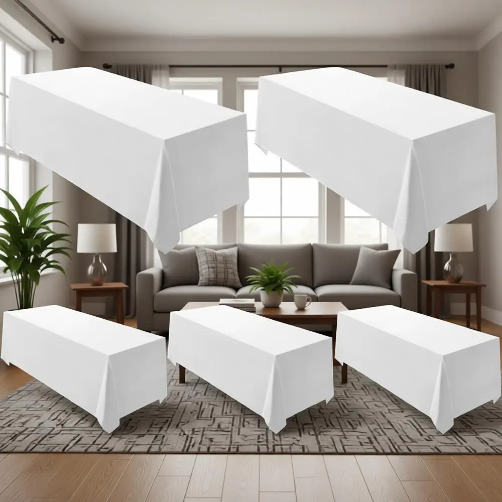 Белые прямоугольные скатерти из полиэстера 90x156 дюймов для свадеб, банкетов и ресторанов
Белые прямоугольные скатерти из полиэстера 90x156 дюймов для свадеб, банкетов и ресторанов