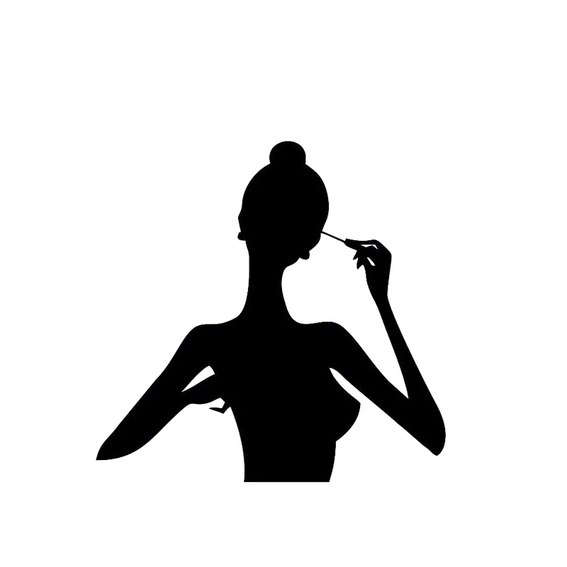 Car Stickers Makeup Girl Fashion Style PVC Car Decoration Stickers Creative Waterproof Cover Scratch Black/white, 13cm*13cm
Car Stickers Makeup Girl Fashion Style PVC Car Decoration Stickers Creative Waterproof Cover Scratch Black/white, 13cm*13cm