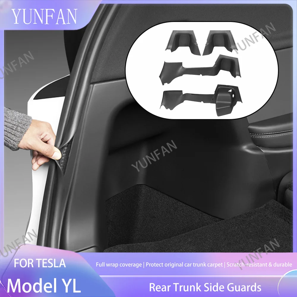 TPE Full Wrap Rear Trunk Side Protector Pad Fit For Tesla 2026 Model YL Anti-Kick Anti-Dirty Car Accessories
TPE Full Wrap Rear Trunk Side Protector Pad Fit For Tesla 2026 Model YL Anti-Kick Anti-Dirty Car Accessories