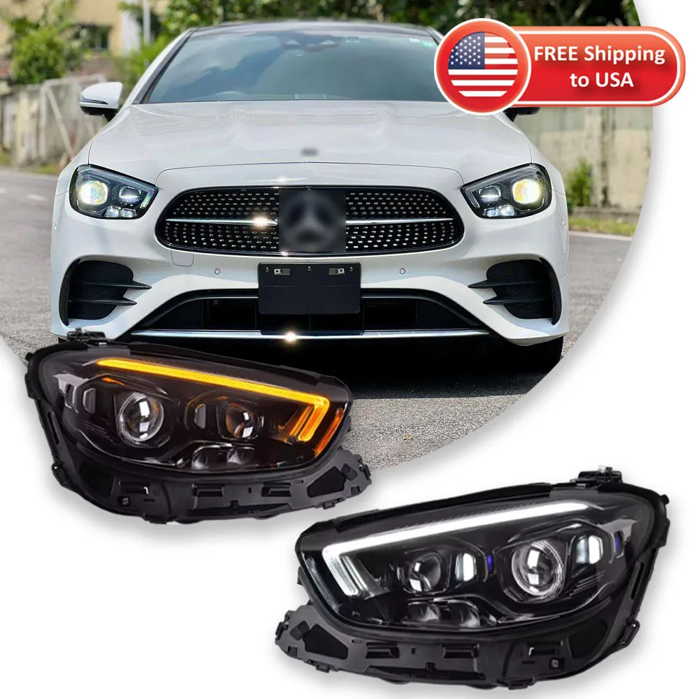 Car Lights For Benz E-Class W213 Headlights 2016-2023 LED Lamps Daytime Running Lights Dynamic Turn Signal Auto Accessories
Car Lights For Benz E-Class W213 Headlights 2016-2023 LED Lamps Daytime Running Lights Dynamic Turn Signal Auto Accessories