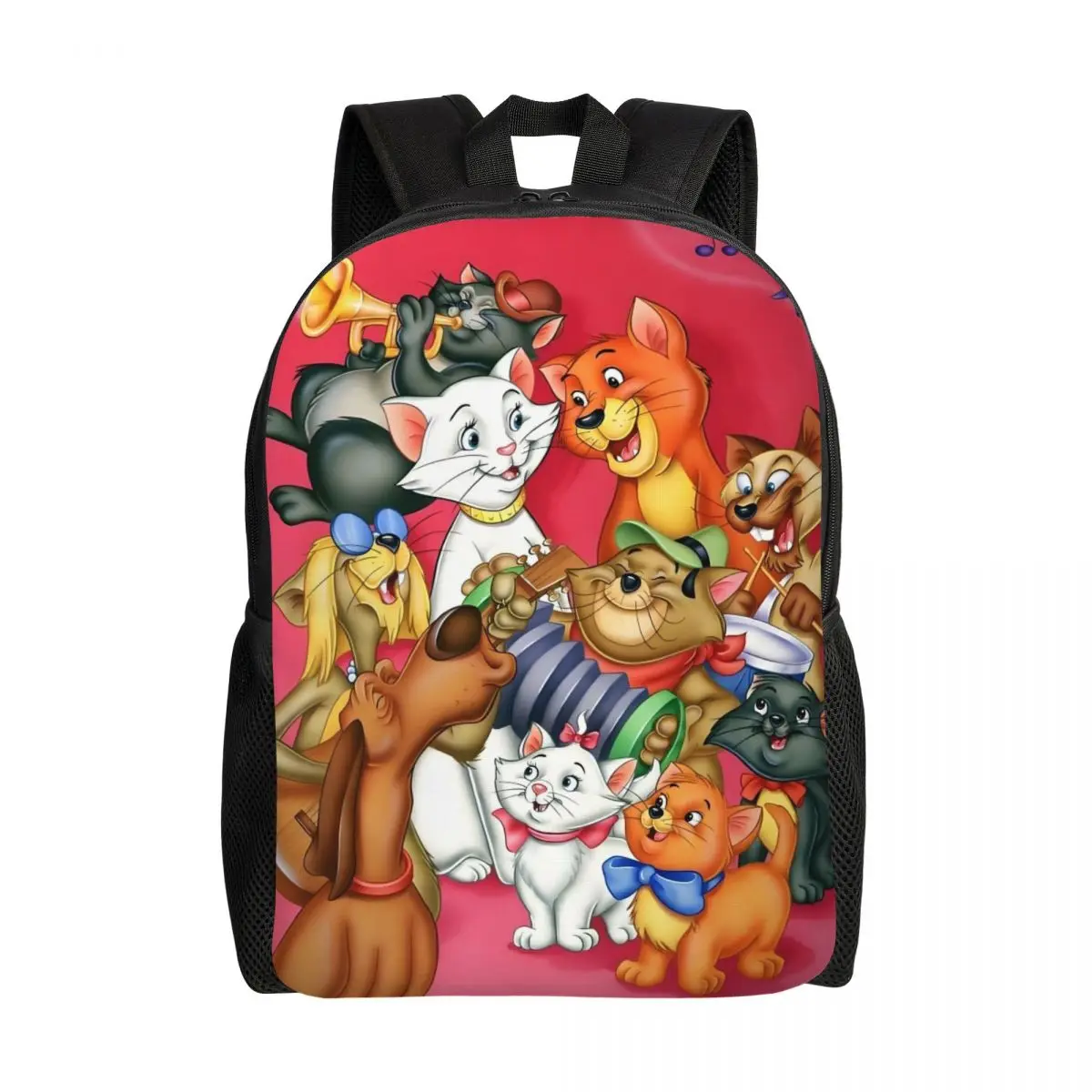 Рюкзаки Marie Cat With Friends на заказ для женщин и мужчин, школьная сумка для студентов колледжа, подходит для 15-дюймового ноутбука, сумки для аристократов 
Рюкзаки Marie Cat With Friends на заказ для женщин и мужчин, школьная сумка для студентов колледжа, подходит для 15-дюймового ноутбука, сумки для аристократов