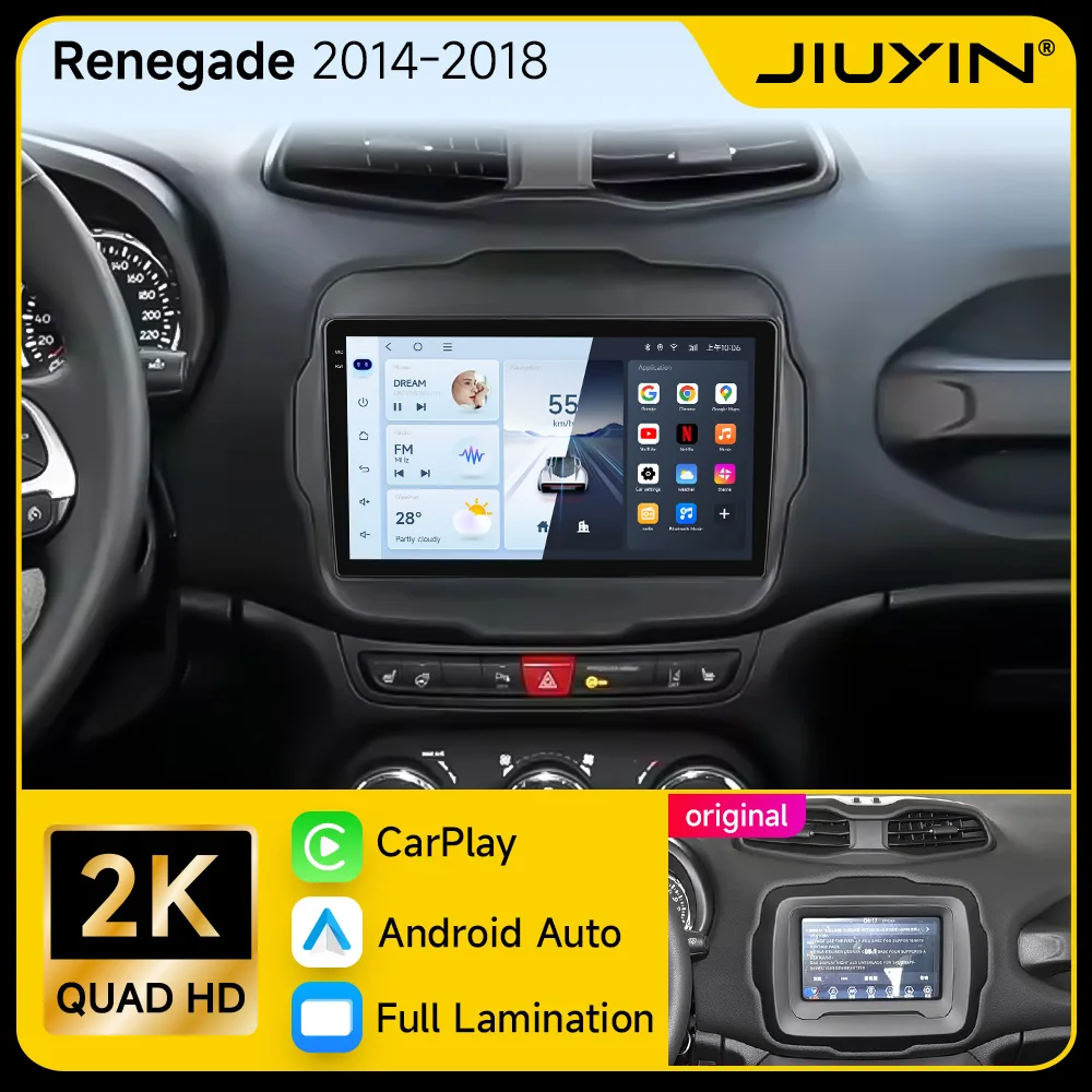 Автомагнитола Android 15 для Jeep Renegade 2014-2018 с Carplay, Android Auto, мультимедиа, видеоплеером, 4G, WIFI, BT, GPS
Автомагнитола Android 15 для Jeep Renegade 2014-2018 с Carplay, Android Auto, мультимедиа, видеоплеером, 4G, WIFI, BT, GPS