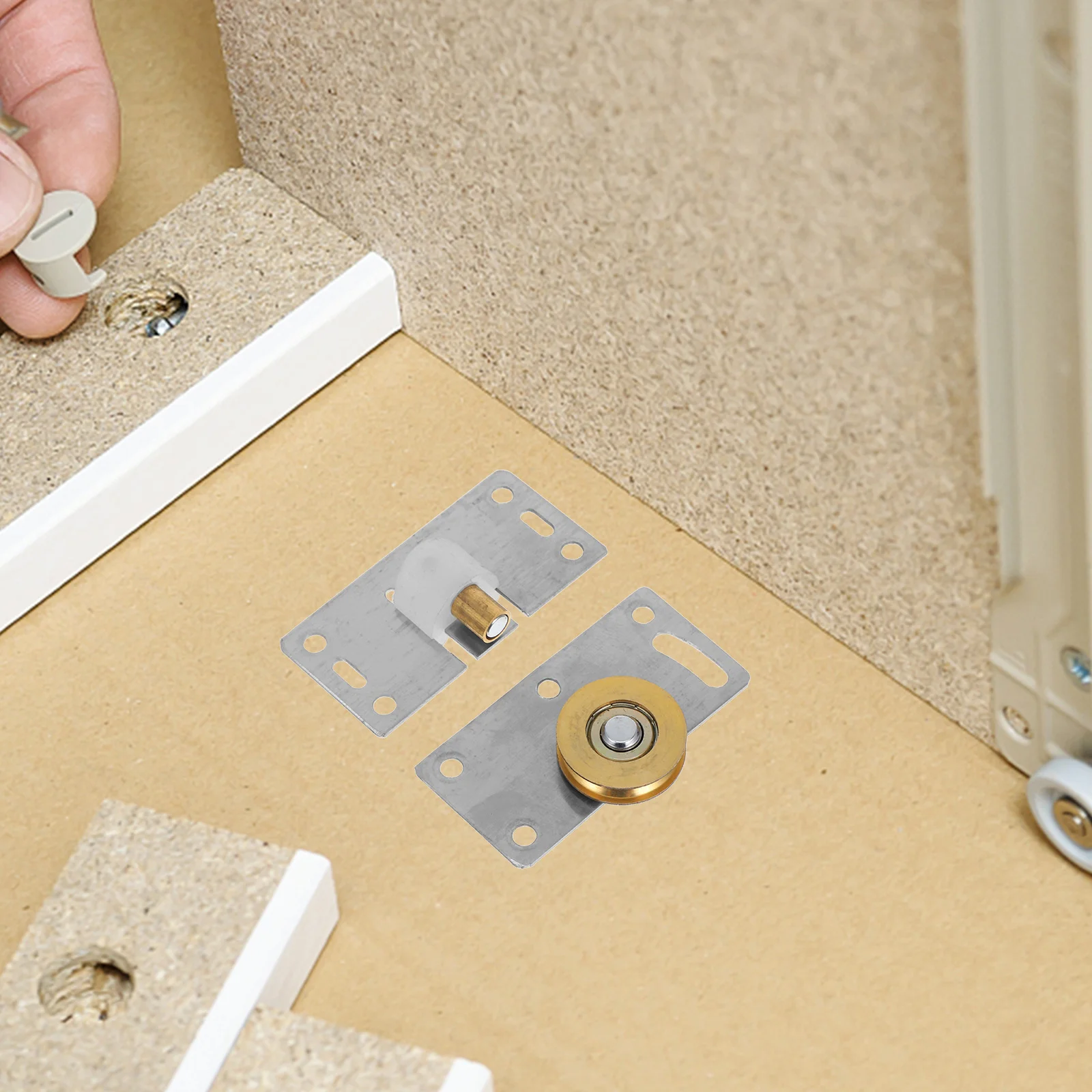 1Set Sliding Door Pulley Hardware Kit Wardrobe Closet Cabinet Rollers Silent Track Guide Furniture Door Accessories Black
1Set Sliding Door Pulley Hardware Kit Wardrobe Closet Cabinet Rollers Silent Track Guide Furniture Door Accessories Black