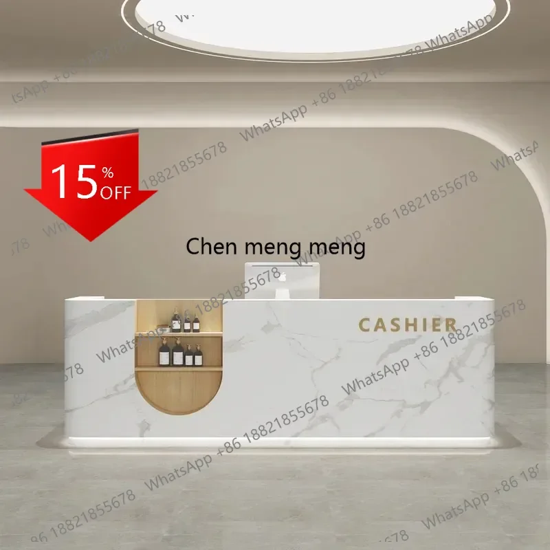 Modern Luxury Furniture Shop Service Counter Professional Office Entrances Reception Tables Front Desk Clothes Podium Minimalist
Modern Luxury Furniture Shop Service Counter Professional Office Entrances Reception Tables Front Desk Clothes Podium Minimalist
