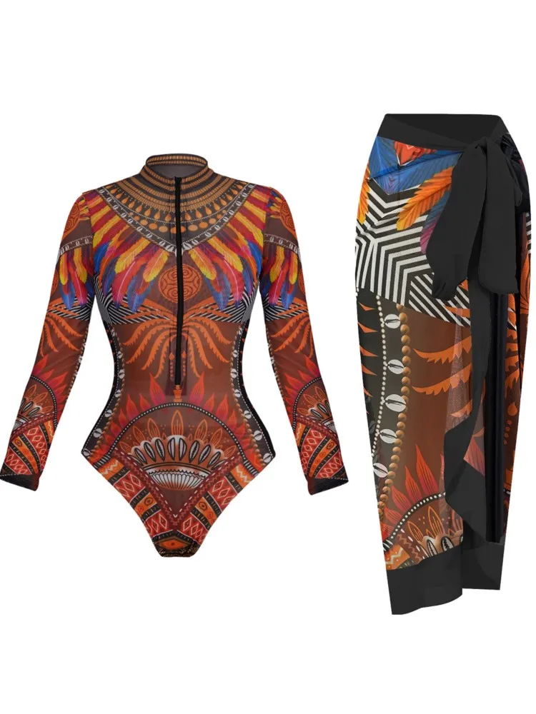 Ретро-бикини с принтом, модный раздельный купальник и накидка с юбкой, облегающий женский комплект с завязками, летний пляжный, роскошный, элегантный
Ретро-бикини с принтом, модный раздельный купальник и накидка с юбкой, облегающий женский комплект с завязками, летний пляжный, роскошный, элегантный