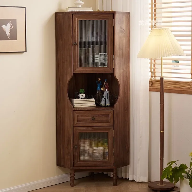 Z.-*North American Black Walnut All Solid Wood Corner Cabinet American Corner Locker
Z.-*North American Black Walnut All Solid Wood Corner Cabinet American Corner Locker