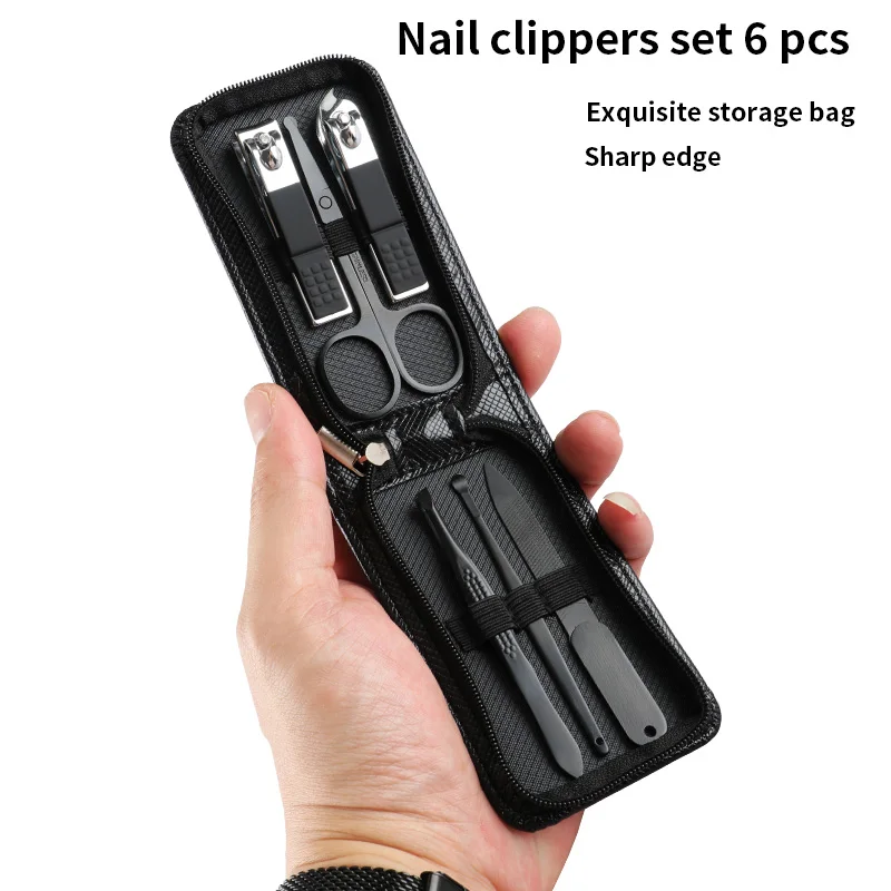 Manicure set tools professional manicure pedicure set nail clippers set 6-pcs tools
Manicure set tools professional manicure pedicure set nail clippers set 6-pcs tools