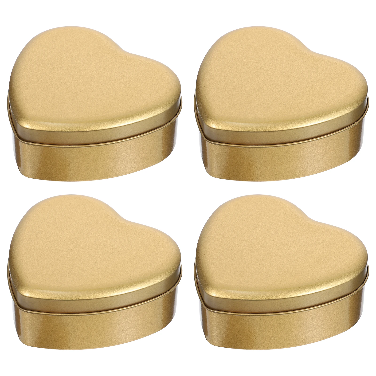 4 Pcs Heart Shaped Candy Gift Box Golden Color Tin Packaging Storage Container for Sweets chocolates durable portable
4 Pcs Heart Shaped Candy Gift Box Golden Color Tin Packaging Storage Container for Sweets chocolates durable portable