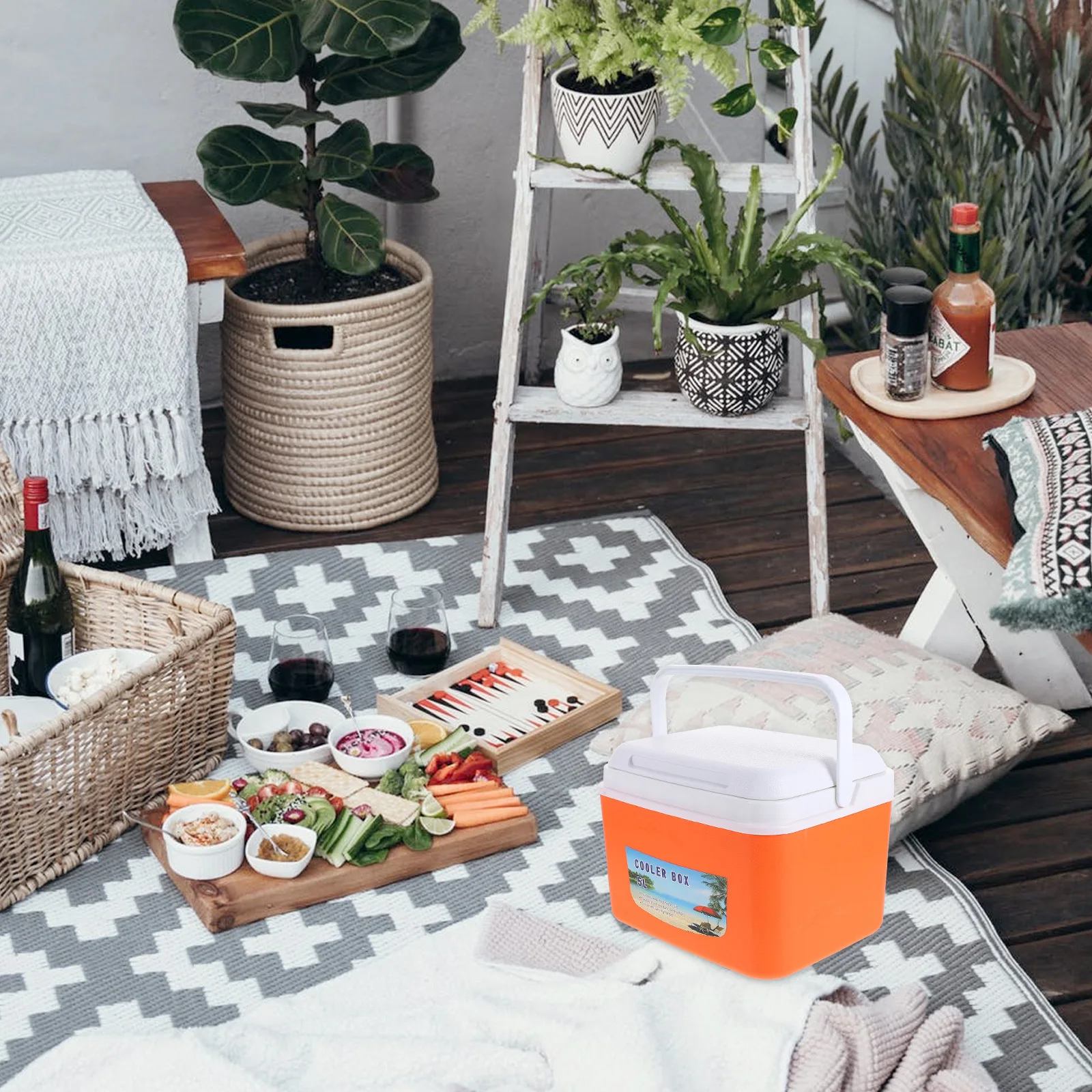 1pc Large Size Insulated Picnic Box Outdoor Cooler Basket With Handle Portable Lunch Tote Multi-Function Grocery Container
1pc Large Size Insulated Picnic Box Outdoor Cooler Basket With Handle Portable Lunch Tote Multi-Function Grocery Container