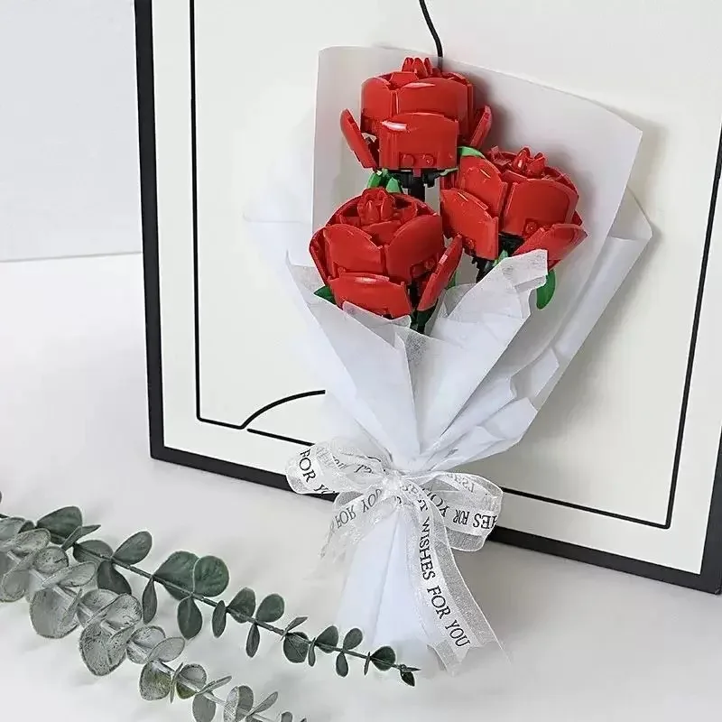 9 шт./компл. DIY розы строительные блоки, романтический цветочный букет, игрушка-ваза, иллюстрация, праздничный подарок подруге
9 шт./компл. DIY розы строительные блоки, романтический цветочный букет, игрушка-ваза, иллюстрация, праздничный подарок подруге