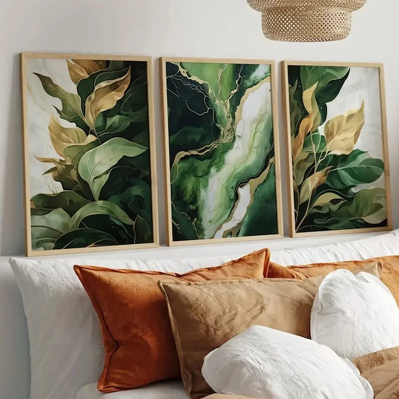 3pcs/Set Green Abstract Plant Leaf Canvas Poster Picture Wall Decorative Art Modern Living Room, Dining Room and Home Decoration
3pcs/Set Green Abstract Plant Leaf Canvas Poster Picture Wall Decorative Art Modern Living Room, Dining Room and Home Decoration