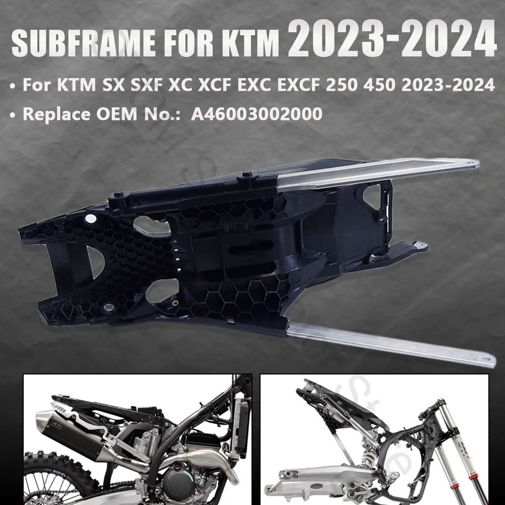 2023-2024 For KTM Motorcycle Subframe Rear Seat Tailstock Sub Frame Bracket SX SXF XC XCF EXC EXCF XCW XCFW A46003002000 Bikes
2023-2024 For KTM Motorcycle Subframe Rear Seat Tailstock Sub Frame Bracket SX SXF XC XCF EXC EXCF XCW XCFW A46003002000 Bikes