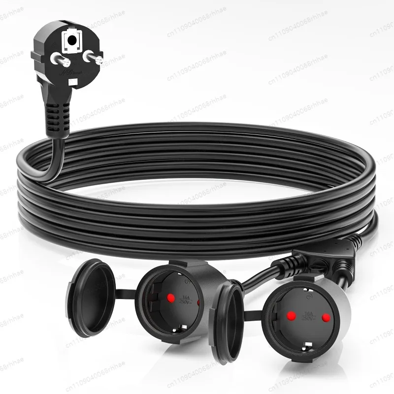 Power extension cord 5cm/3/5/7M, male to female European standard electrical power socket with protected plug, 3680W 250V 16A
Power extension cord 5cm/3/5/7M, male to female European standard electrical power socket with protected plug, 3680W 250V 16A