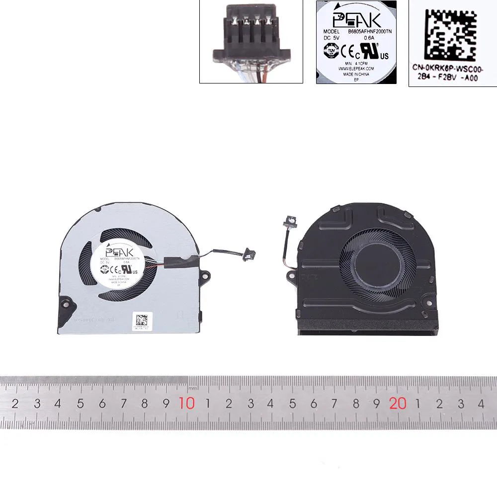 Новый охлаждающий вентилятор для ноутбука DELL Inspiron 5410 5415 5418 V 5510 5515 7415 ORG 0KRK6P
Новый охлаждающий вентилятор для ноутбука DELL Inspiron 5410 5415 5418 V 5510 5515 7415 ORG 0KRK6P