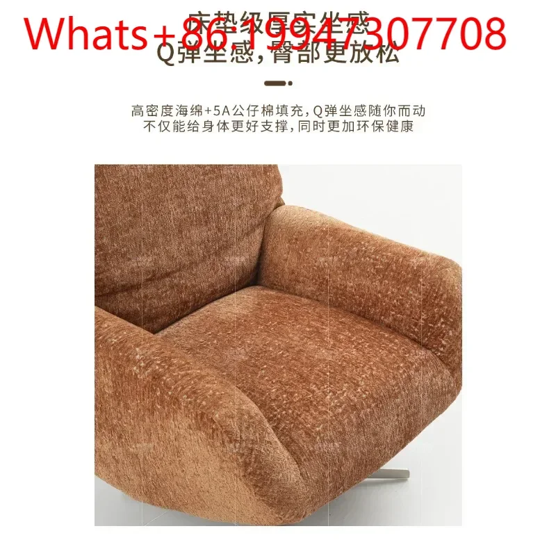 Orange new petal sofa single chair adjustable backrest rotating chair living room Italian minimalist single chair
Orange new petal sofa single chair adjustable backrest rotating chair living room Italian minimalist single chair