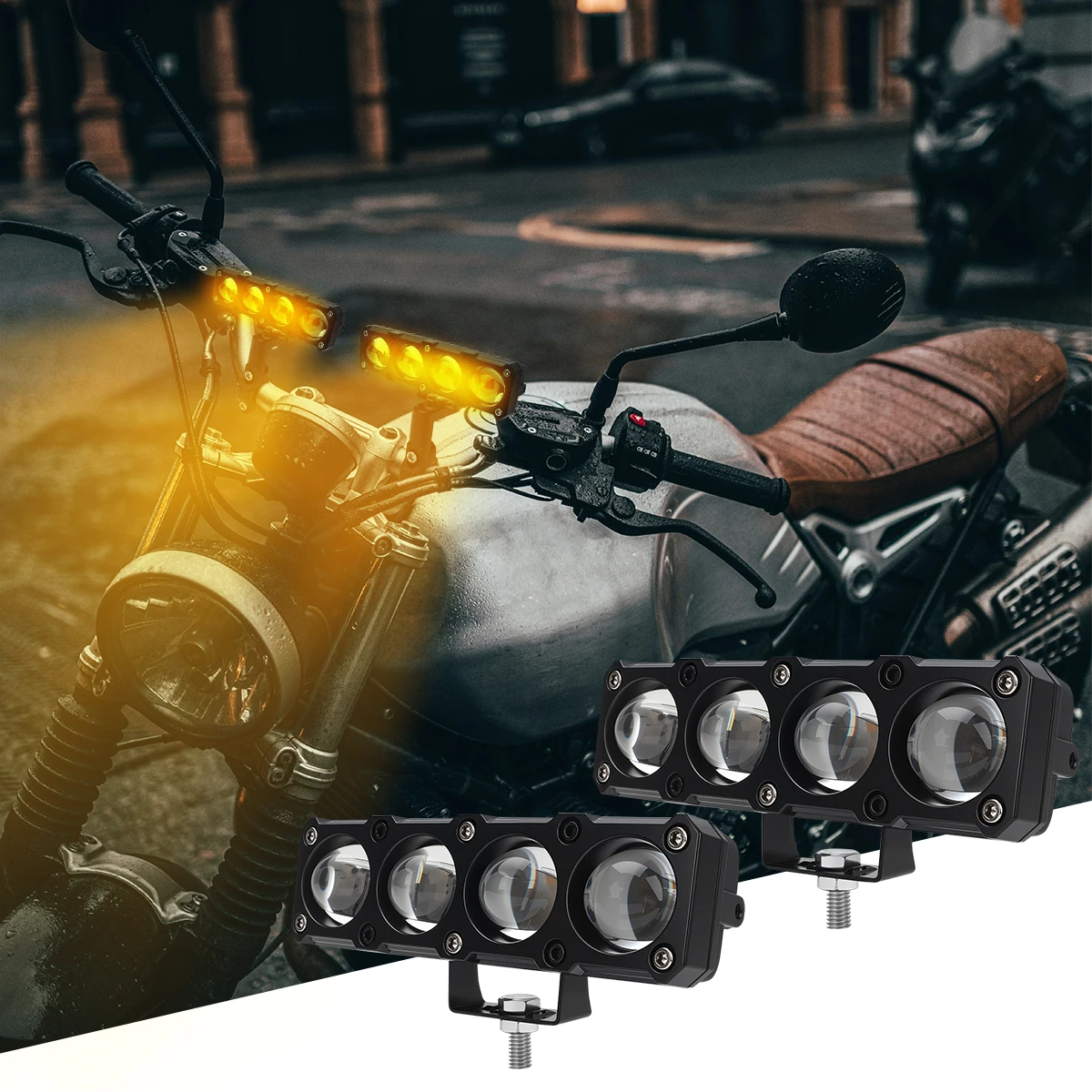 1/2PCS Motorcycle LED 3/4 Lens Spot Light With Brackets White Yellow Flash High Low Beam 5064 2Wires External Headlight Driving
1/2PCS Motorcycle LED 3/4 Lens Spot Light With Brackets White Yellow Flash High Low Beam 5064 2Wires External Headlight Driving