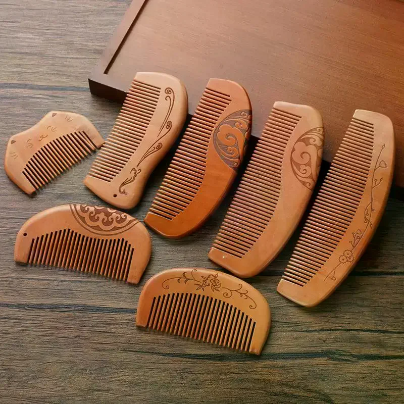 Anti-Static Handcrafted Natural Peach Wood Hair Comb Head Massage Wooden Comb Hair Care Diy Styling Tool
Anti-Static Handcrafted Natural Peach Wood Hair Comb Head Massage Wooden Comb Hair Care Diy Styling Tool