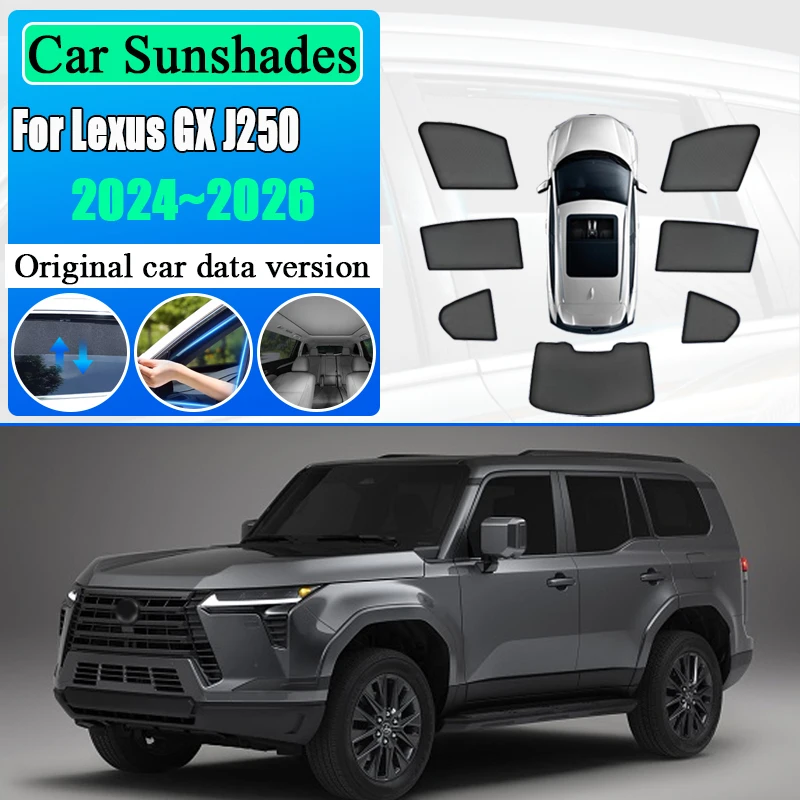 Теплоизоляция для Lexus GX J250 250 LC250 2024 ~ 2026, лобовое стекло, боковое окно, магнитный солнцезащитный козырек, автомобильные сетчатые солнцезащитные козырьки, аксессуары
Теплоизоляция для Lexus GX J250 250 LC250 2024 ~ 2026, лобовое стекло, боковое окно, магнитный солнцезащитный козырек, автомобильные сетчатые солнцезащитные козырьки, аксессуары