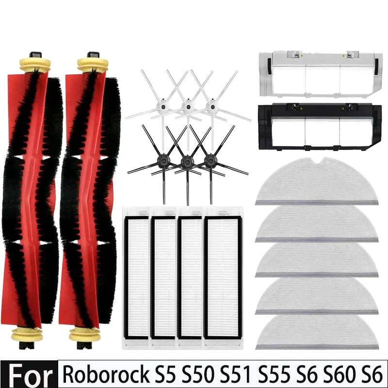 For Roborock S5 S50 S51 S55 S6 S60 S6 Pure Vacuum Cleaner Accessories HEPA Filter Mop Cloth Side Main Brush Spare Parts
For Roborock S5 S50 S51 S55 S6 S60 S6 Pure Vacuum Cleaner Accessories HEPA Filter Mop Cloth Side Main Brush Spare Parts