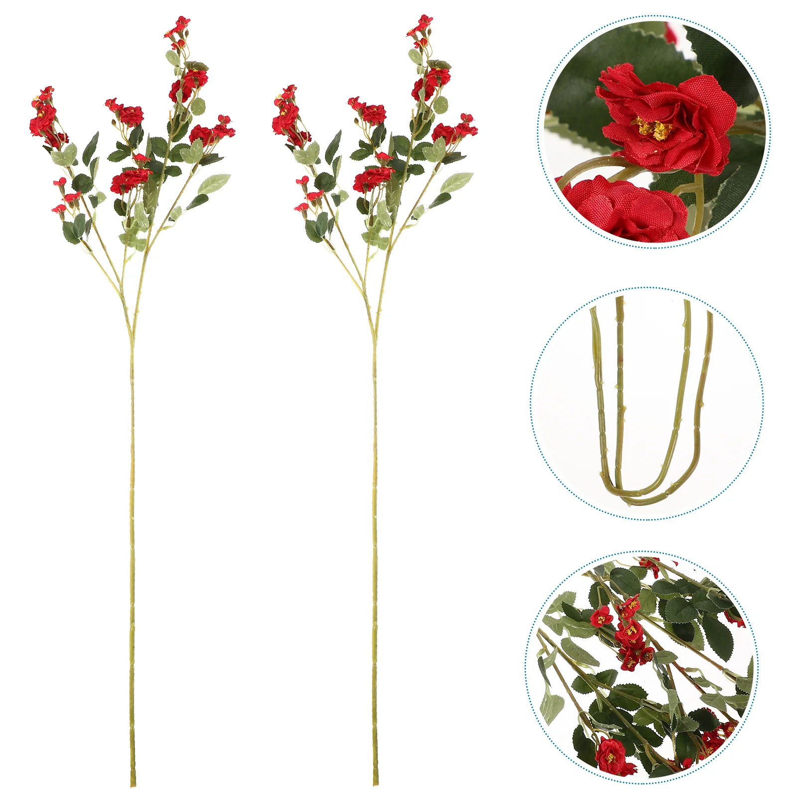 2 Pcs Simulation Home Decor Artificial Flower Ornament Display Picks Plastic Fake Stems Bride
2 Pcs Simulation Home Decor Artificial Flower Ornament Display Picks Plastic Fake Stems Bride