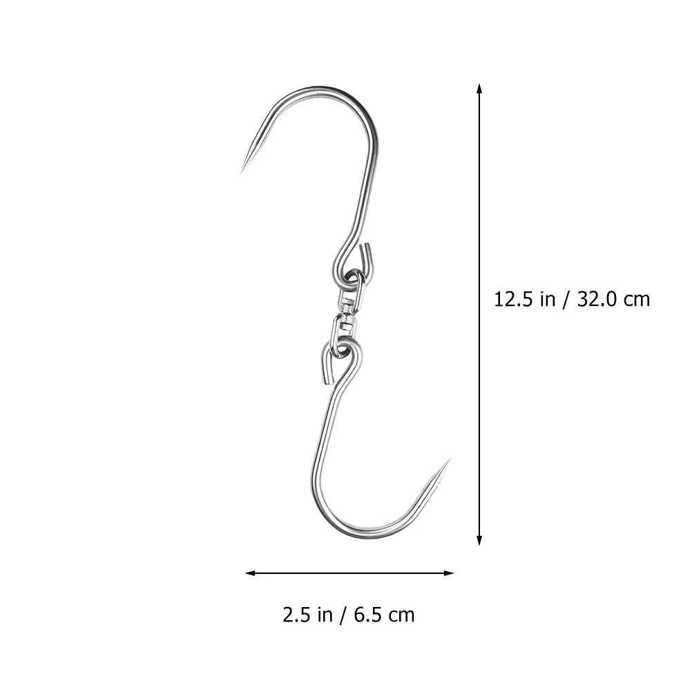 Stainless Steel Pork Hook Rotatable Sturdy Bacon Ham Meat Hook for Butcher Shops Kitchen Storage Heavy Duty Processing
Stainless Steel Pork Hook Rotatable Sturdy Bacon Ham Meat Hook for Butcher Shops Kitchen Storage Heavy Duty Processing