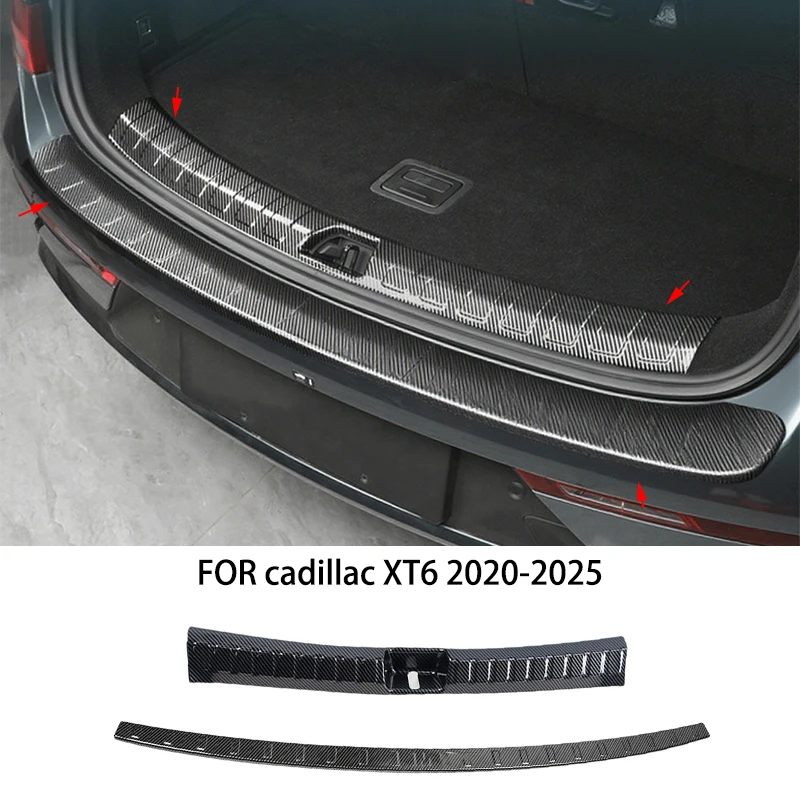 FIT FOR cadillac XT6 2020-2025 ABS Carbon fiber LOOK Rear Trunk outside inside Bumper Protector cover sill guard Trim
FIT FOR cadillac XT6 2020-2025 ABS Carbon fiber LOOK Rear Trunk outside inside Bumper Protector cover sill guard Trim