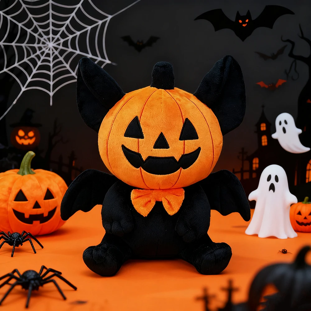 Halloween Plush Vampire Pumpkin Bat Stuffed Toy Doll
Halloween Plush Vampire Pumpkin Bat Stuffed Toy Doll