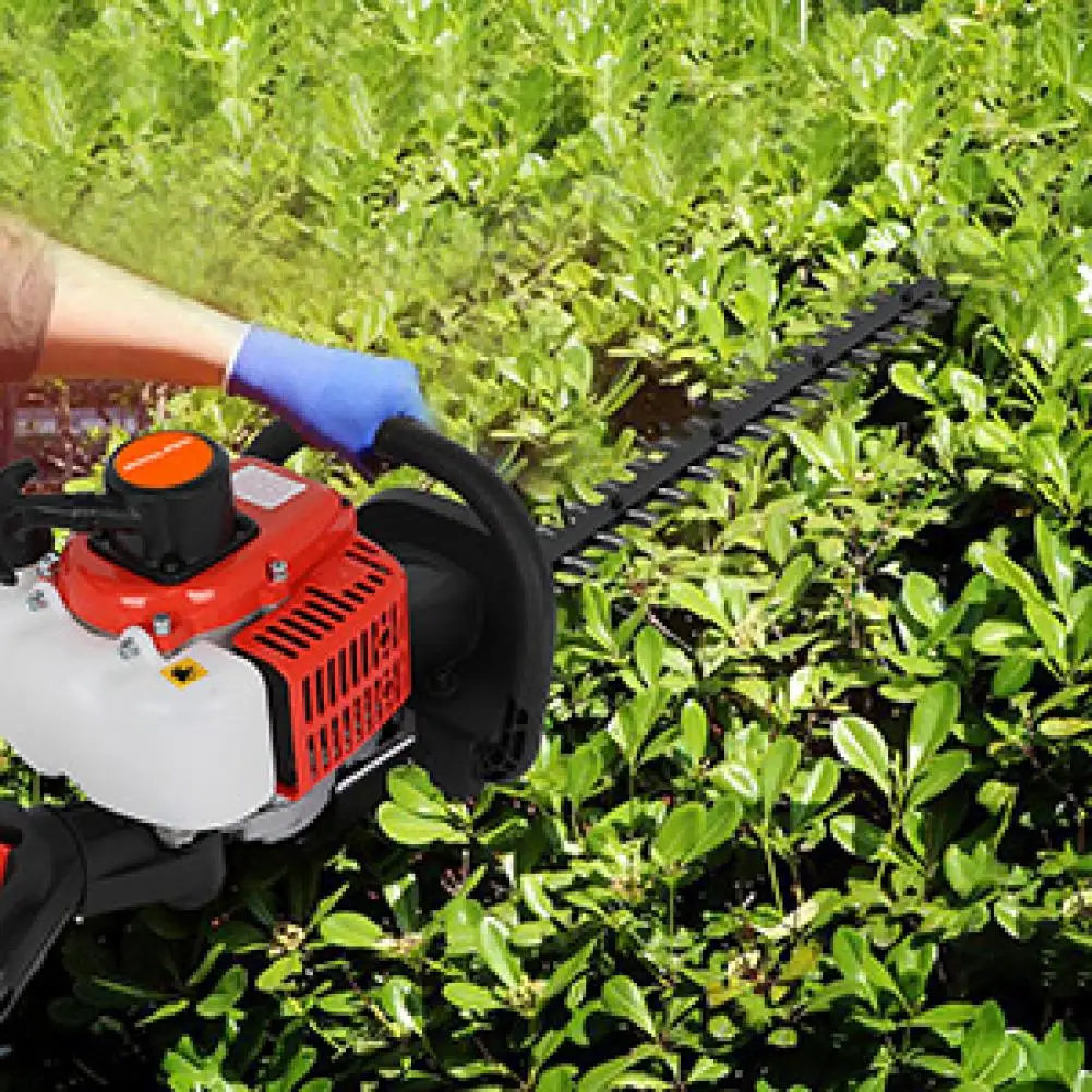 1 Set 24 Inch Hedge Trimmer Fuel-efficient Low Voice Bush Trimmer High-powered Double Side Blade 26cc Gas Bush Cutter Yard Tool
1 Set 24 Inch Hedge Trimmer Fuel-efficient Low Voice Bush Trimmer High-powered Double Side Blade 26cc Gas Bush Cutter Yard Tool