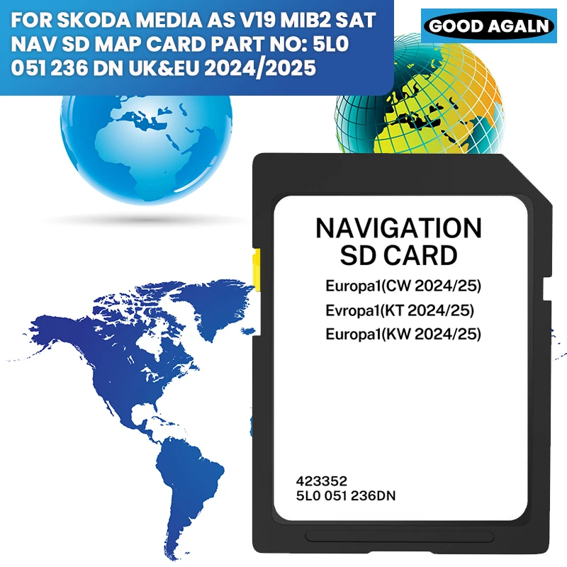 Карты SD 2024-2025 на 32 ГБ — Skoda Media AS V19 MIB2 satnav Octavia, Superb, Rapid
Карты SD 2024-2025 на 32 ГБ — Skoda Media AS V19 MIB2 satnav Octavia, Superb, Rapid