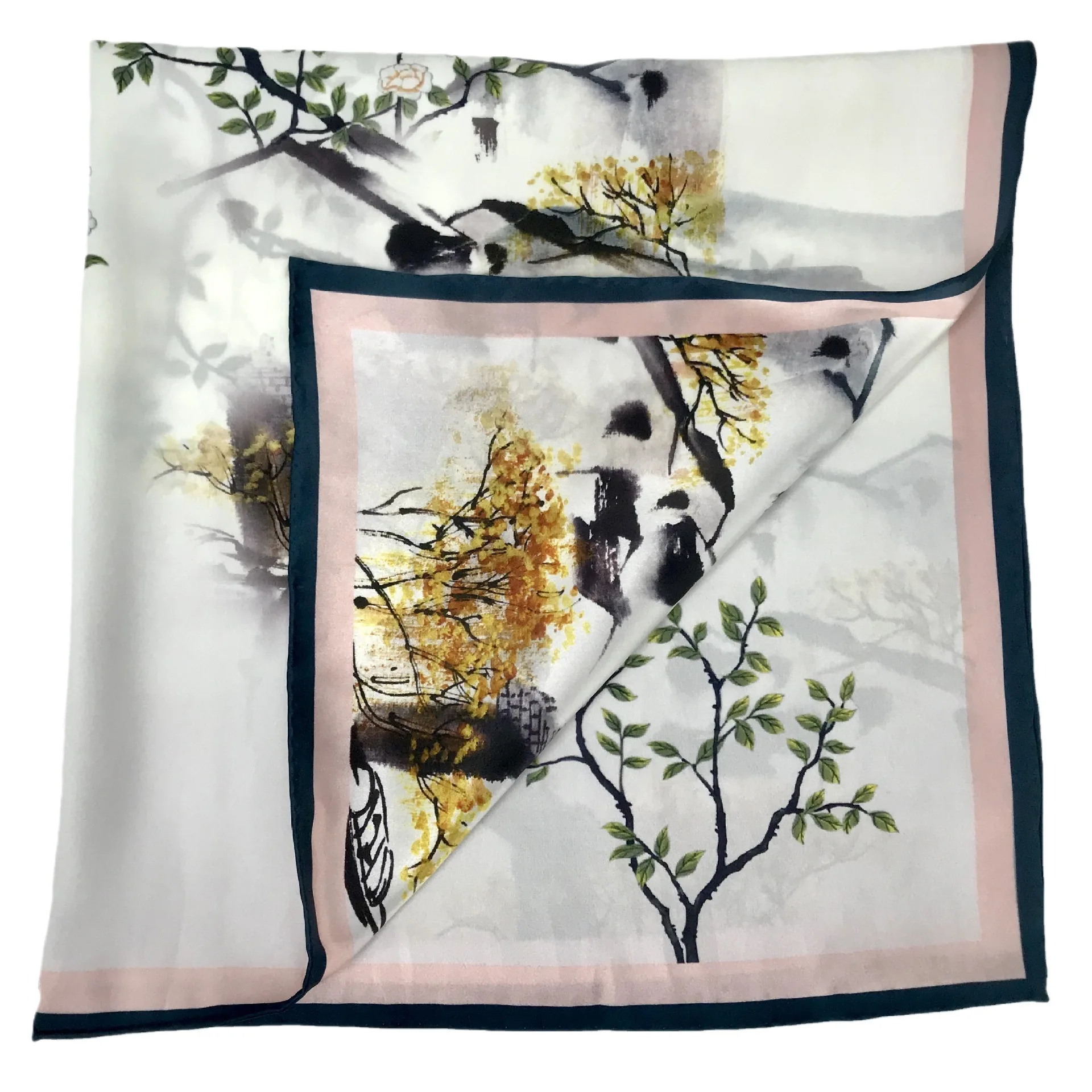 Versatile printed silk silk scarf Mulberry silk light luxury autumn and winter warm small square scarf elegant high-end scarf
Versatile printed silk silk scarf Mulberry silk light luxury autumn and winter warm small square scarf elegant high-end scarf