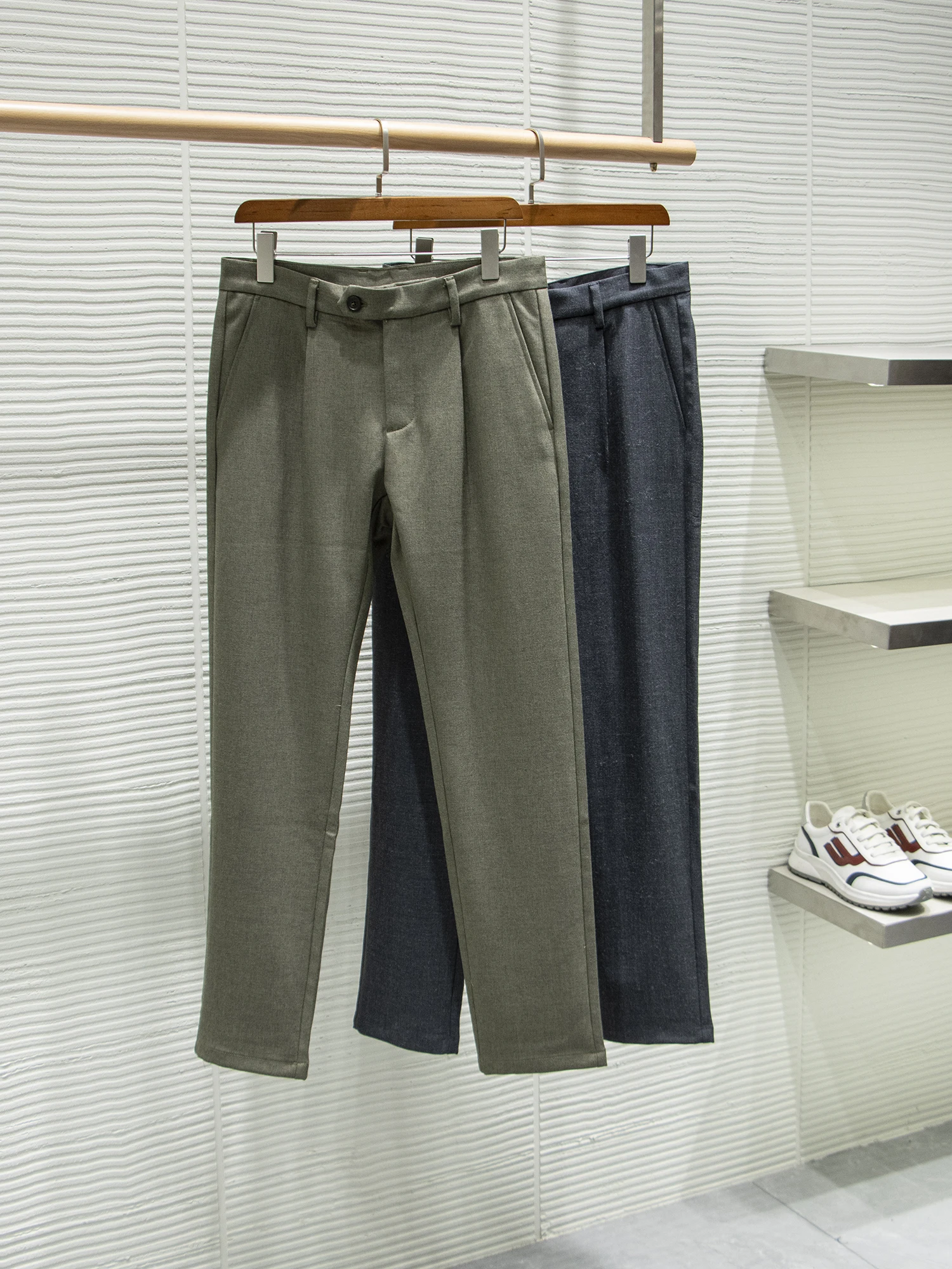 Original Flavor! Linen Blend Ele Texture Autumn Busin Casual Slim Straight Leggings for Middle-Aged Men
Original Flavor! Linen Blend Ele Texture Autumn Busin Casual Slim Straight Leggings for Middle-Aged Men