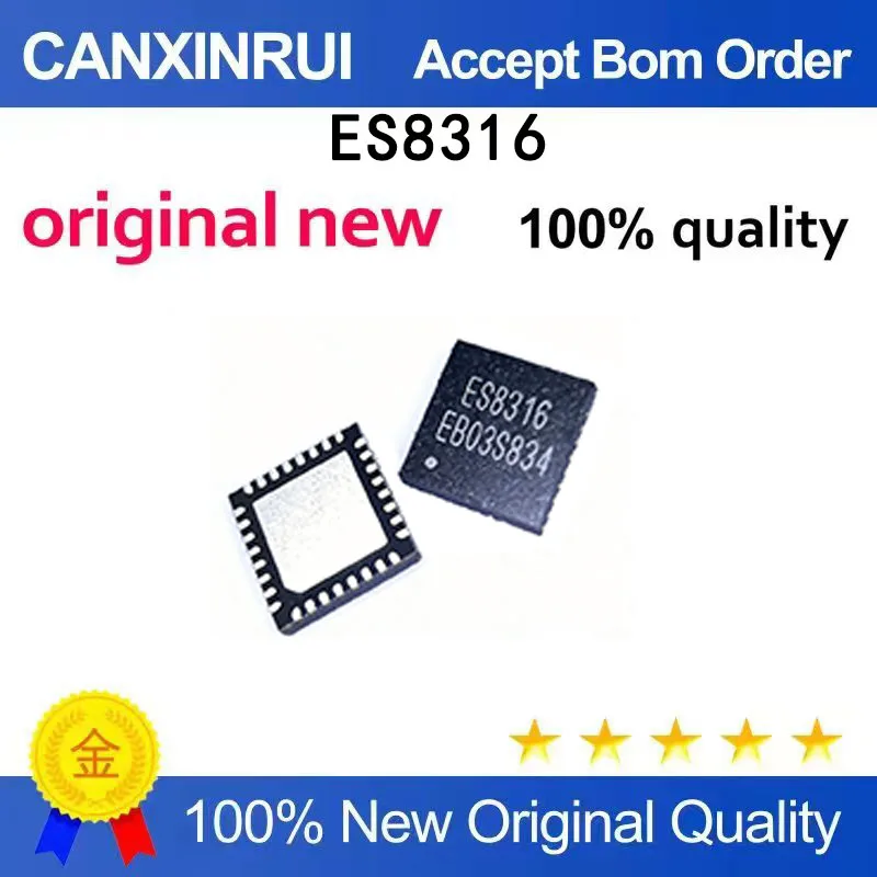 (5-100 pieces)SMT ES8316 8316 QFN32 low-power audio amplifier integrated IC chip
(5-100 pieces)SMT ES8316 8316 QFN32 low-power audio amplifier integrated IC chip