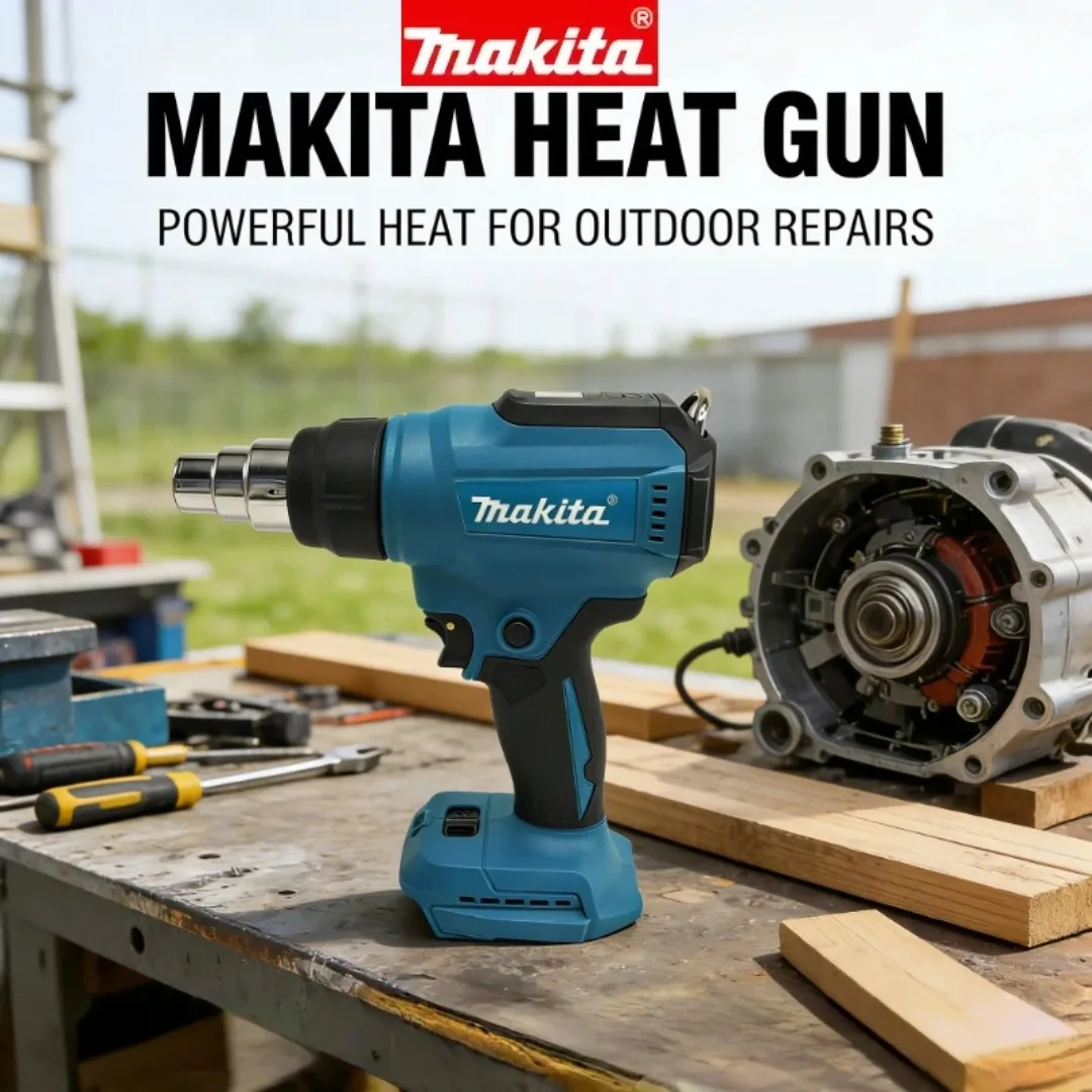 New Makita 550°C Temperature Control Heat Gun 18V Cordless Handheld Hot Air Gun With LED Display Soldering Thermal Blower
New Makita 550°C Temperature Control Heat Gun 18V Cordless Handheld Hot Air Gun With LED Display Soldering Thermal Blower