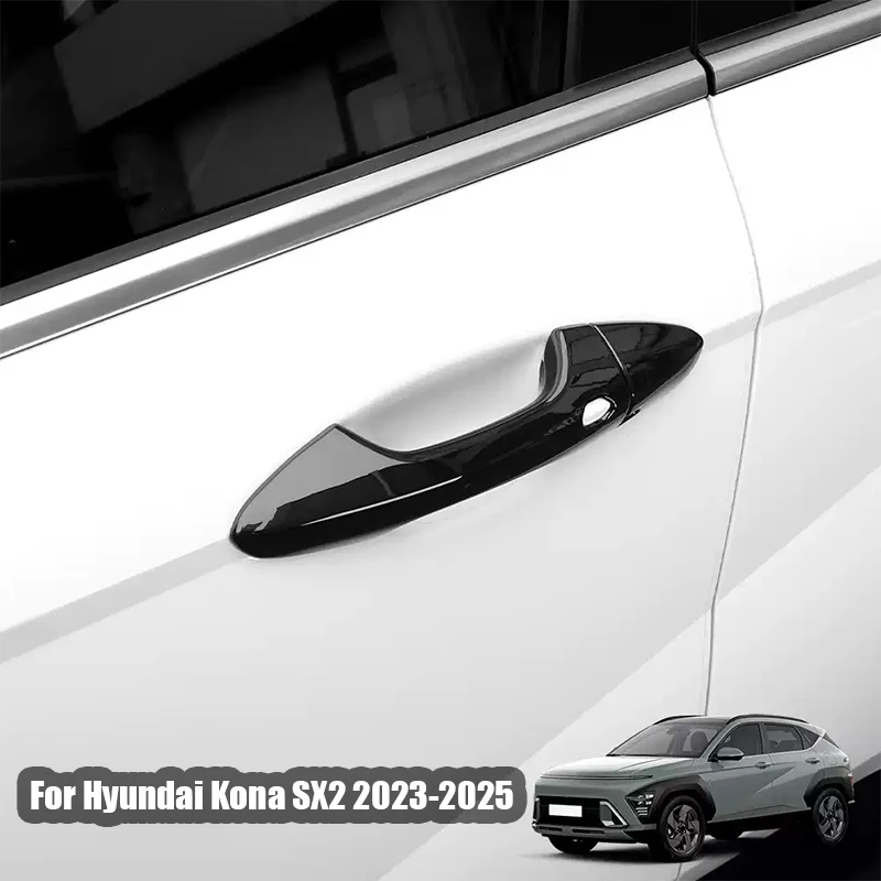 Exterior door handle decorative frame made of ABS material For Hyundai Kona SX2 2023 2024 2025
Exterior door handle decorative frame made of ABS material For Hyundai Kona SX2 2023 2024 2025