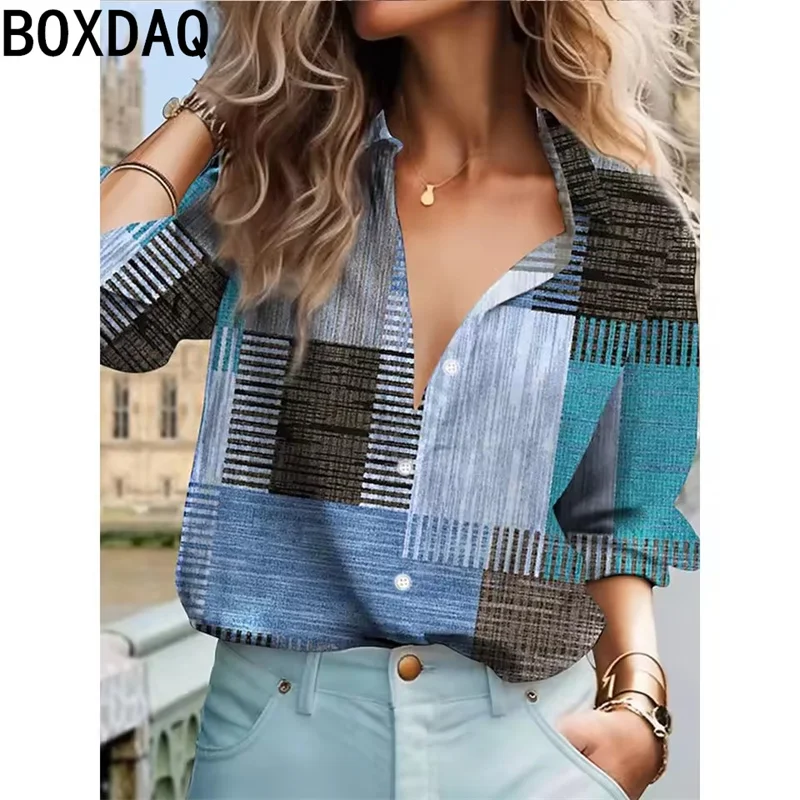 2025 Spring & Summer Women's Basic Shirts 3D Patchwok Floral Print Shirt Casual Long Sleeve Versatile Daily Basics Women's Shirt
2025 Spring & Summer Women's Basic Shirts 3D Patchwok Floral Print Shirt Casual Long Sleeve Versatile Daily Basics Women's Shirt