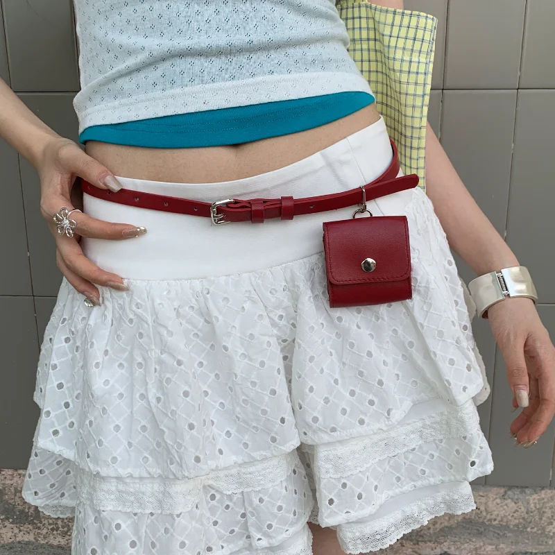 Women's Vintage Red Crossbody Belt Bag Pu Leather Slim Belt Women Mini Envelope Leather Wallet Pairs Well With Jeans
Women's Vintage Red Crossbody Belt Bag Pu Leather Slim Belt Women Mini Envelope Leather Wallet Pairs Well With Jeans