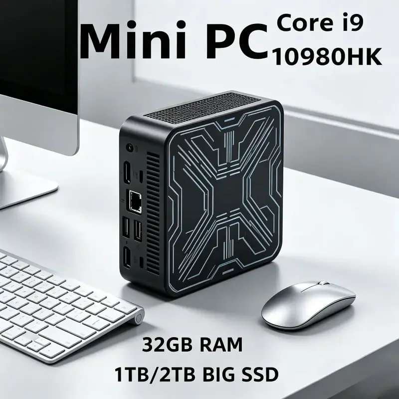Household Media Mini Desktop PC Core I9 10980HK WiFi6 BT5.2 Dual Gigabit Ports Triple 4K Multi Display Portable Office Host
Household Media Mini Desktop PC Core I9 10980HK WiFi6 BT5.2 Dual Gigabit Ports Triple 4K Multi Display Portable Office Host