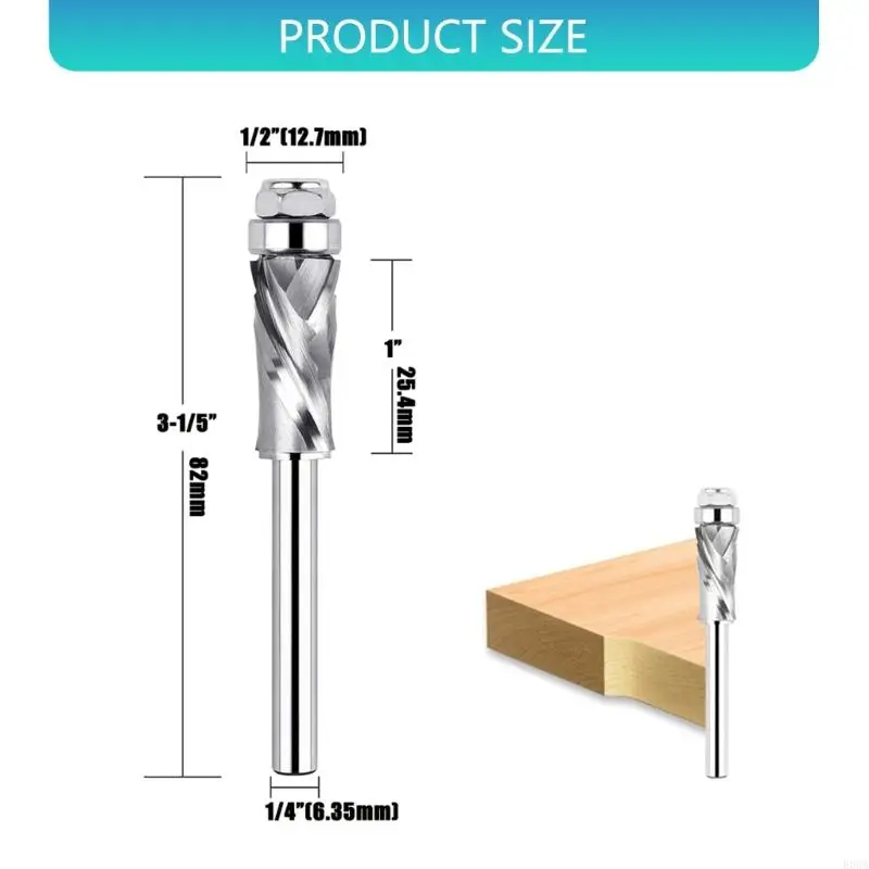 Accuracy Ground Spirals Routers Bit Single Bearing Structure Brims Profiling
Accuracy Ground Spirals Routers Bit Single Bearing Structure Brims Profiling