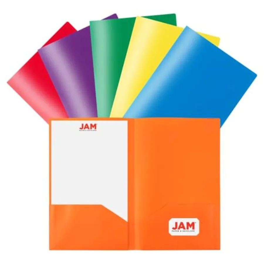 Plastic 2 Pocket - Durable School - Colors - 6/Pack
Plastic 2 Pocket - Durable School - Colors - 6/Pack