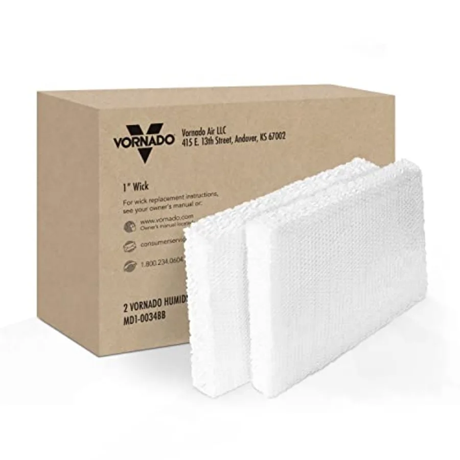 MD1-0034 Replacement Humidifier Wick 2-Pack,1-Inch Thick, Replace at Recommended Intervals for Best Performance, Disposable, Ge
MD1-0034 Replacement Humidifier Wick 2-Pack,1-Inch Thick, Replace at Recommended Intervals for Best Performance, Disposable, Ge