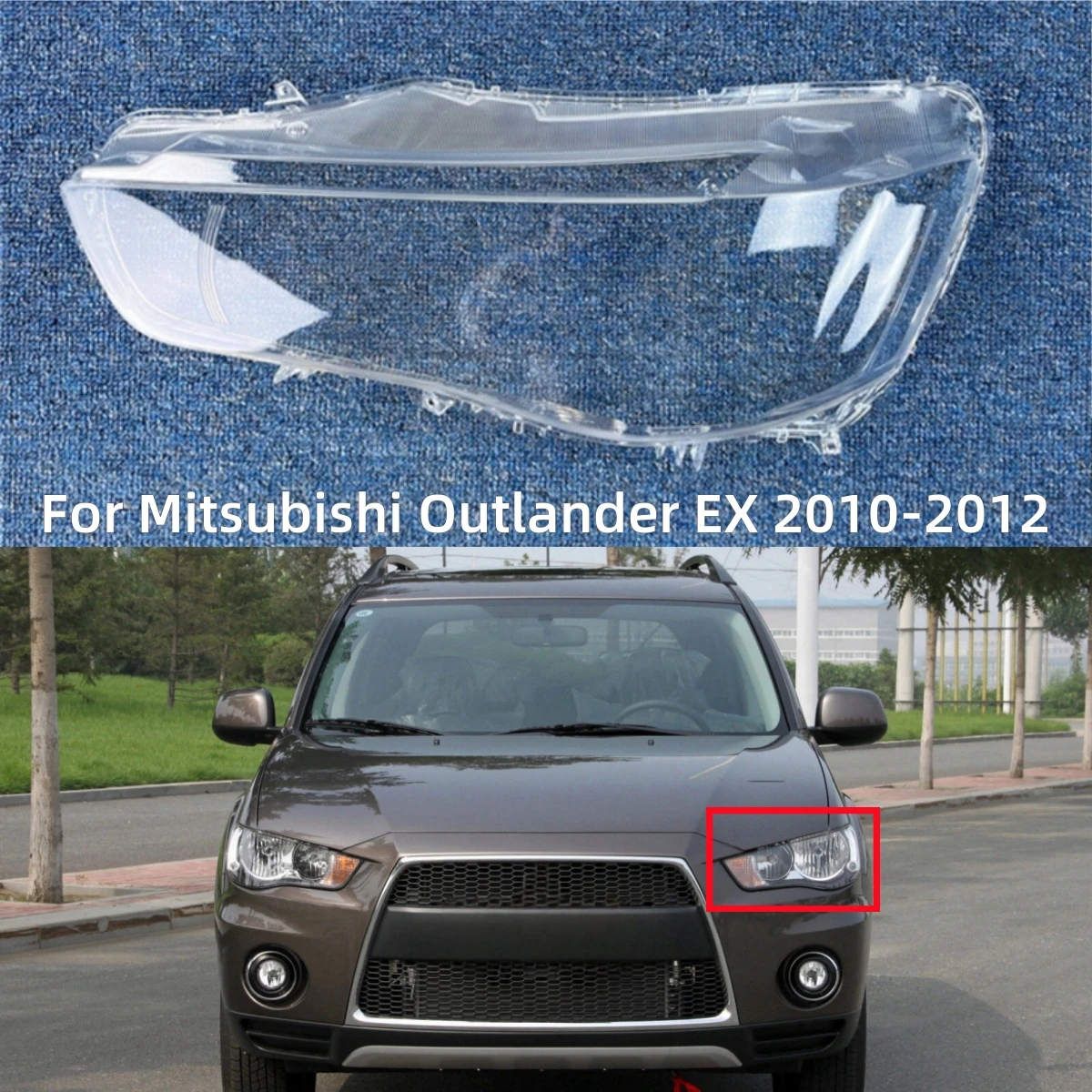For Mitsubishi Outlander EX 2010 2011 2012 Car Gadgets Headlights Lamp Cover Replace The Original Lampshade
For Mitsubishi Outlander EX 2010 2011 2012 Car Gadgets Headlights Lamp Cover Replace The Original Lampshade
