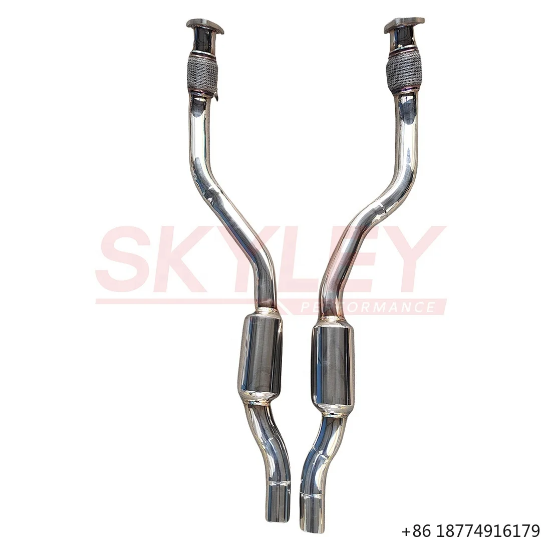 Performance Exhaust Front Pipe with Resonators for S4 S5 B8 B8.5 3.0t Racing Car Muffler Exhaust Pipes
Performance Exhaust Front Pipe with Resonators for S4 S5 B8 B8.5 3.0t Racing Car Muffler Exhaust Pipes