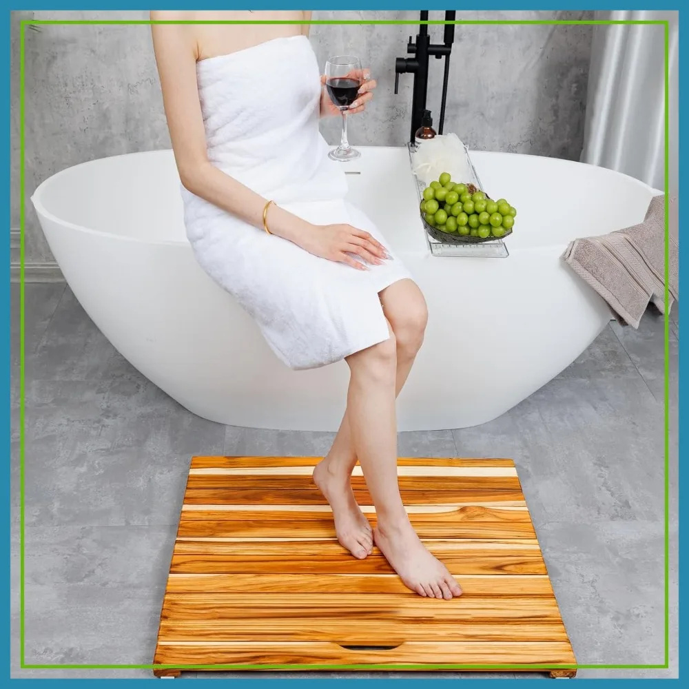 NNN 30" x 30" Teak Shower Mat – Handcrafted, Marine-Grade, Supports 400 lbs
NNN 30" x 30" Teak Shower Mat – Handcrafted, Marine-Grade, Supports 400 lbs